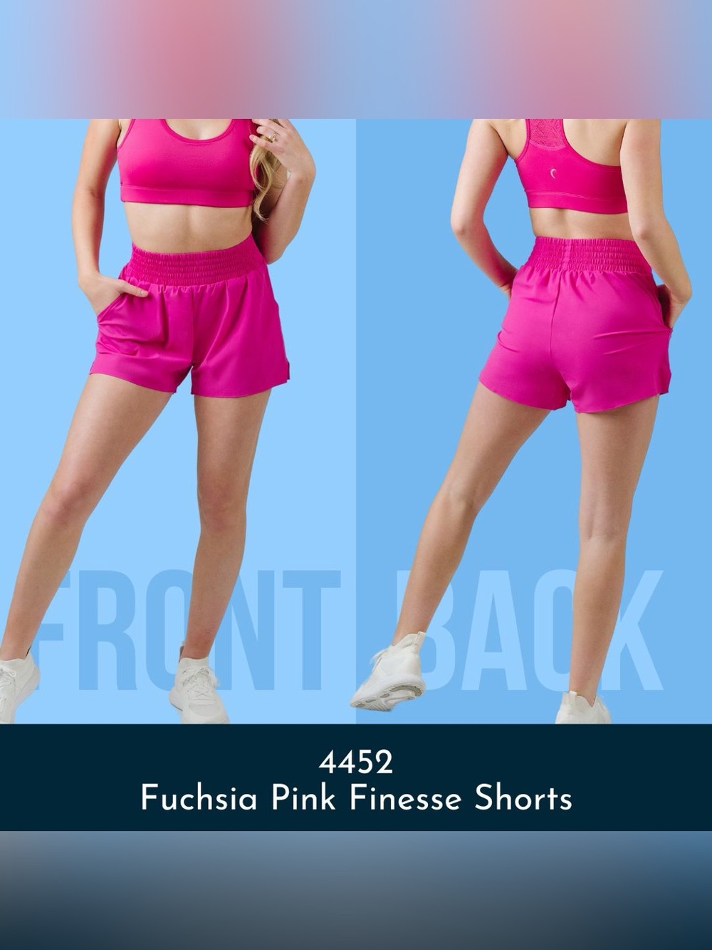 Fuchsia Pink Finesse Shorts